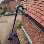 Gutter Moss Cleaning with SkyVac
